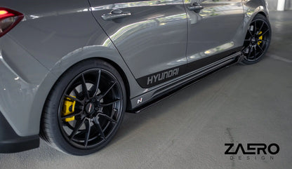 ZAERO DESIGN Progi boczne i30N Pre-Facelift