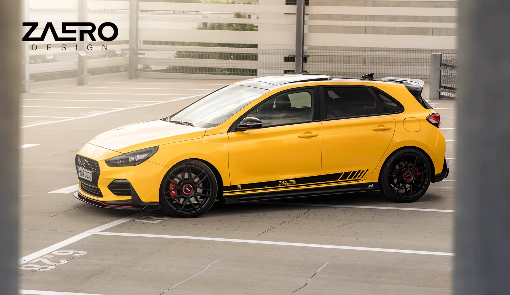 ZAERO DESIGN Splitter przedni i30N Pre-Facelift
