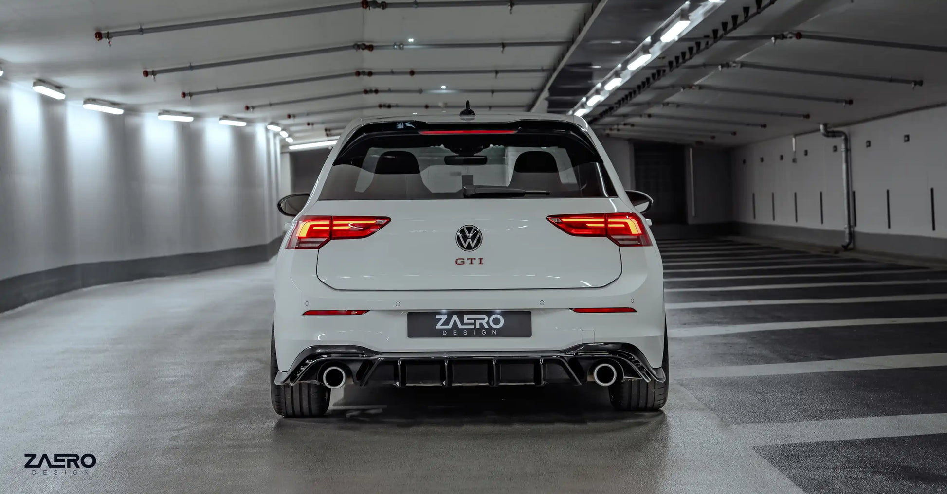 ZAERO DESIGN Dyfuzor tylny VW Golf 8 GTI/Clubsport (2020–2024)