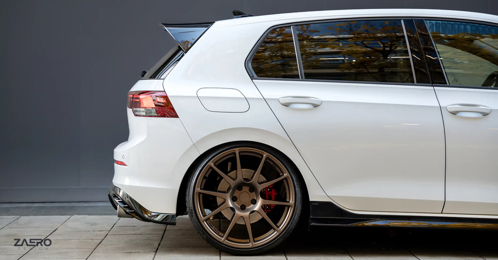 ZAERO DESIGN Dyfuzor tylny VW Golf 8 GTI/Clubsport (2020–2024)
