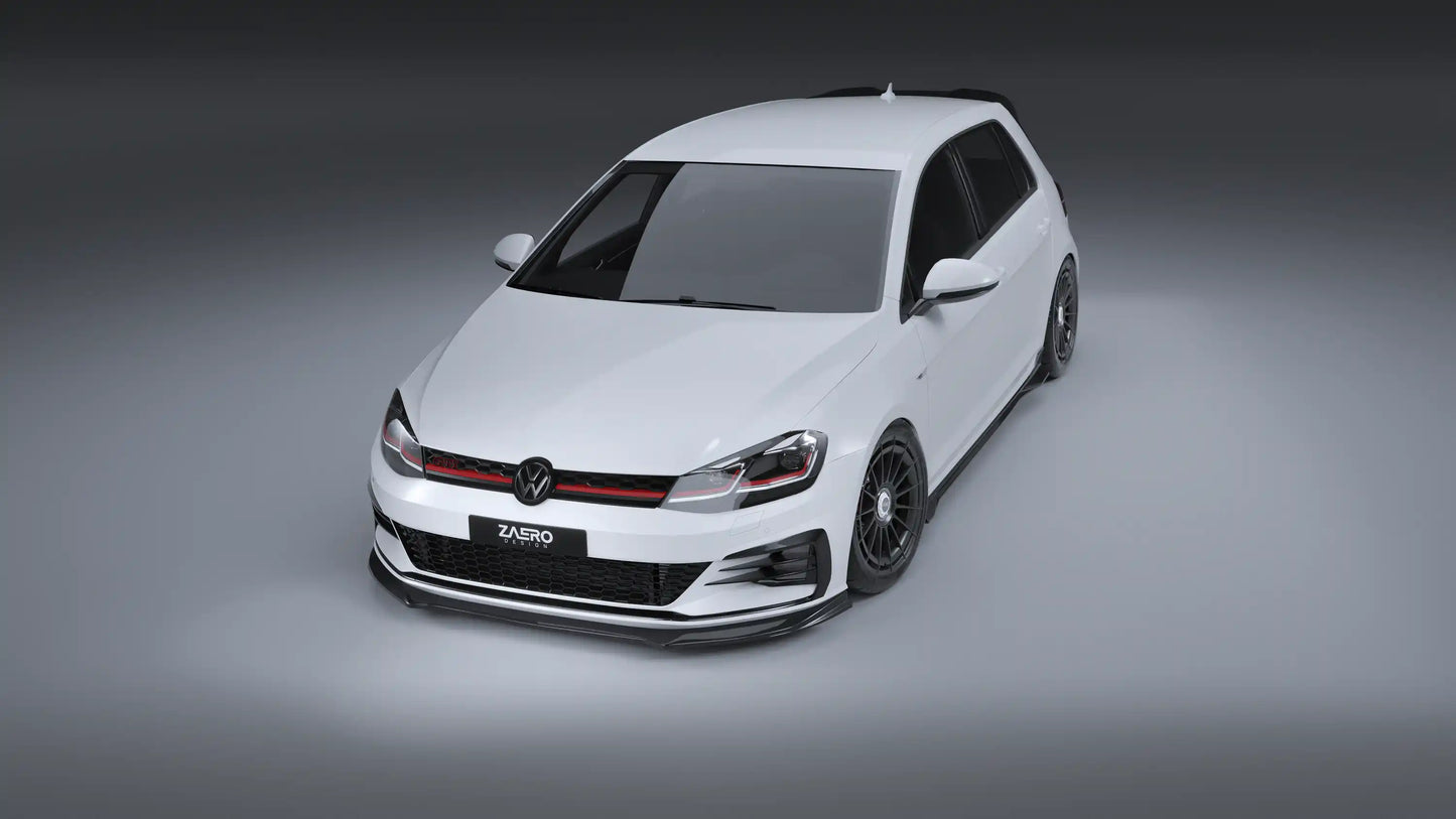 ZAERO DESIGN Splitter przedni VW Golf 7 GTI/GTD