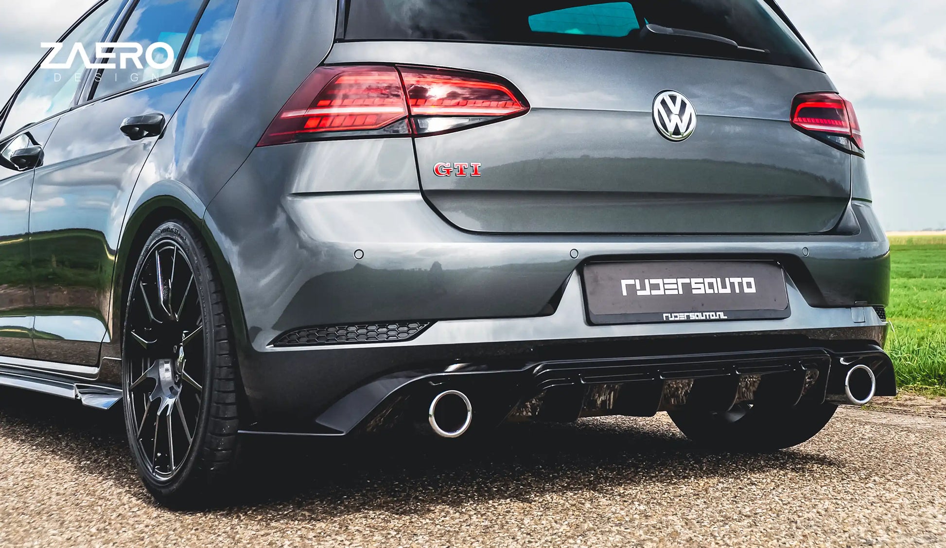 ZAERO DESIGN Dyfuzor tylny VW Golf 7 GTI/GTD
