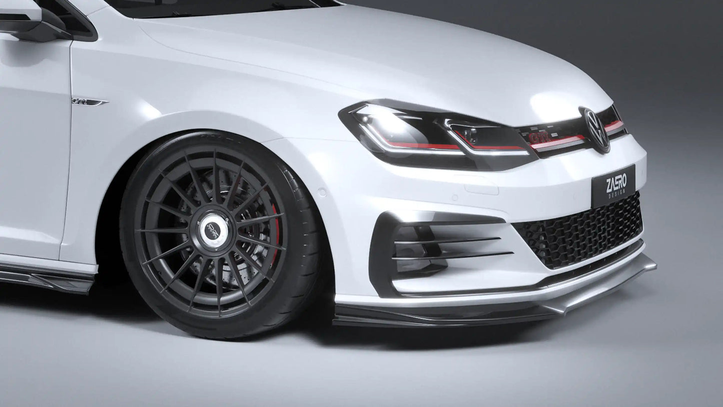 ZAERO DESIGN Splitter przedni VW Golf 7 GTI/GTD
