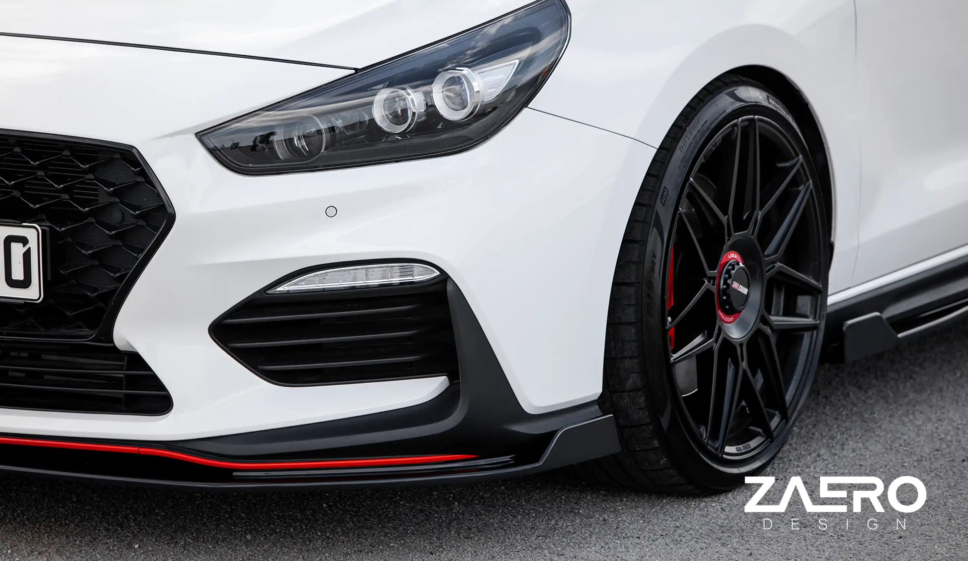 ZAERO DESIGN Splitter przedni i30N Pre-Facelift