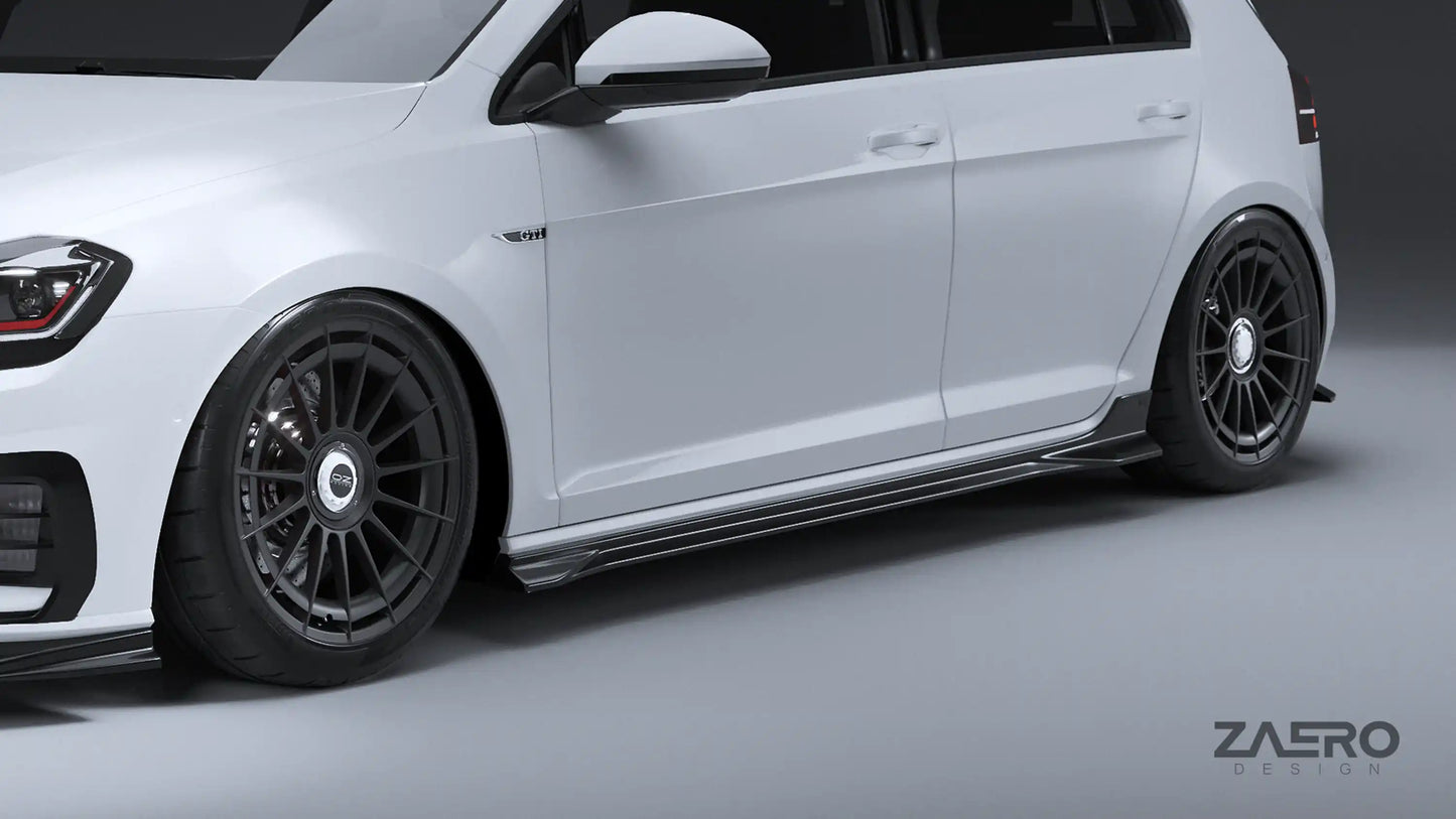 ZAERO DESIGN Progi boczne VW Golf 7 GTI/GTD