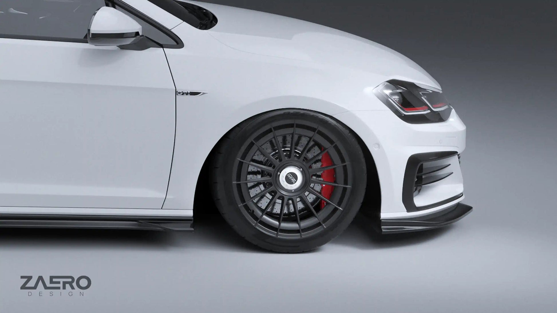 ZAERO DESIGN Splitter przedni VW Golf 7 GTI/GTD
