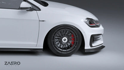 ZAERO DESIGN Splitter przedni VW Golf 7 GTI/GTD