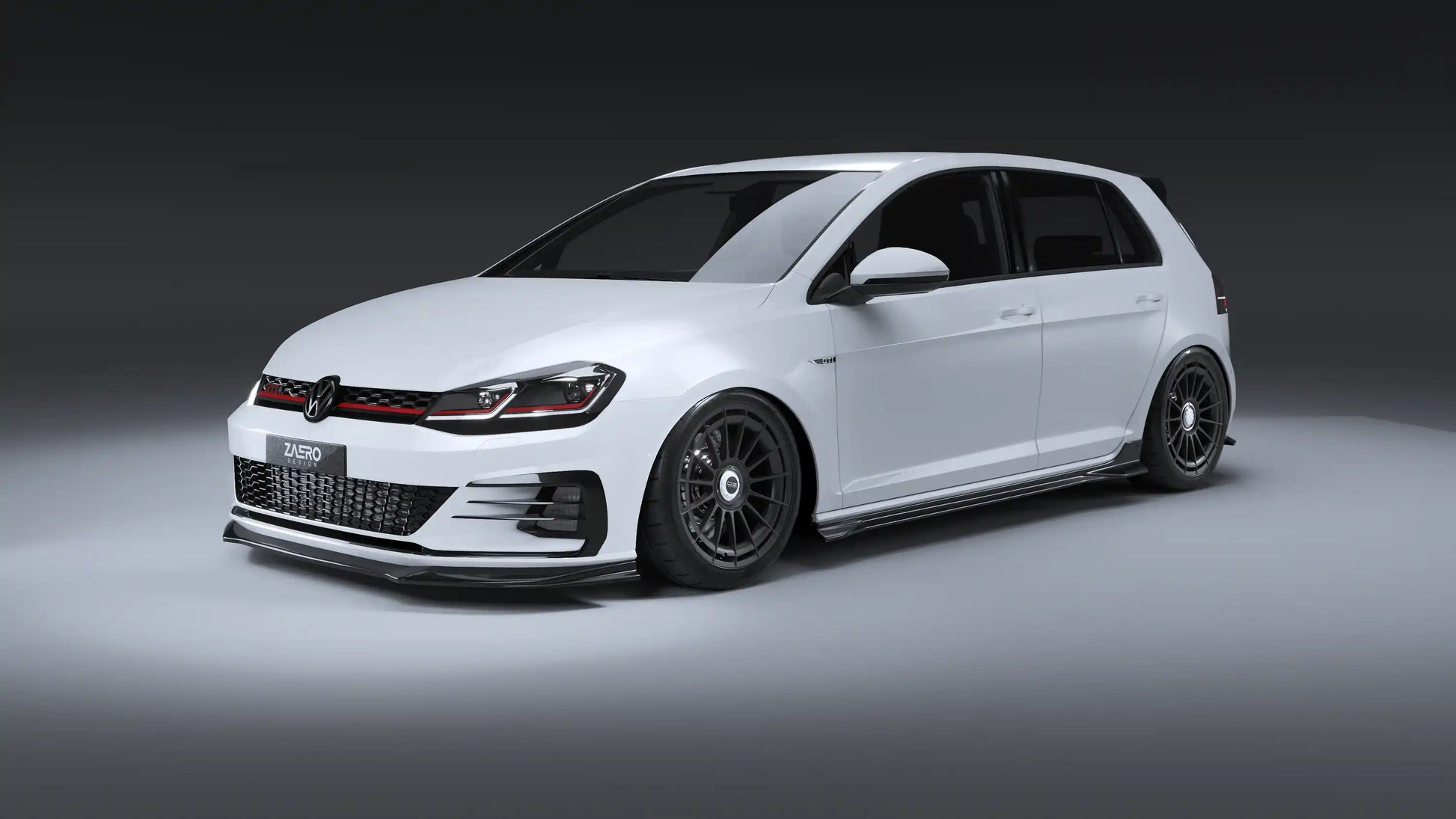 ZAERO DESIGN Splitter przedni VW Golf 7 GTI/GTD
