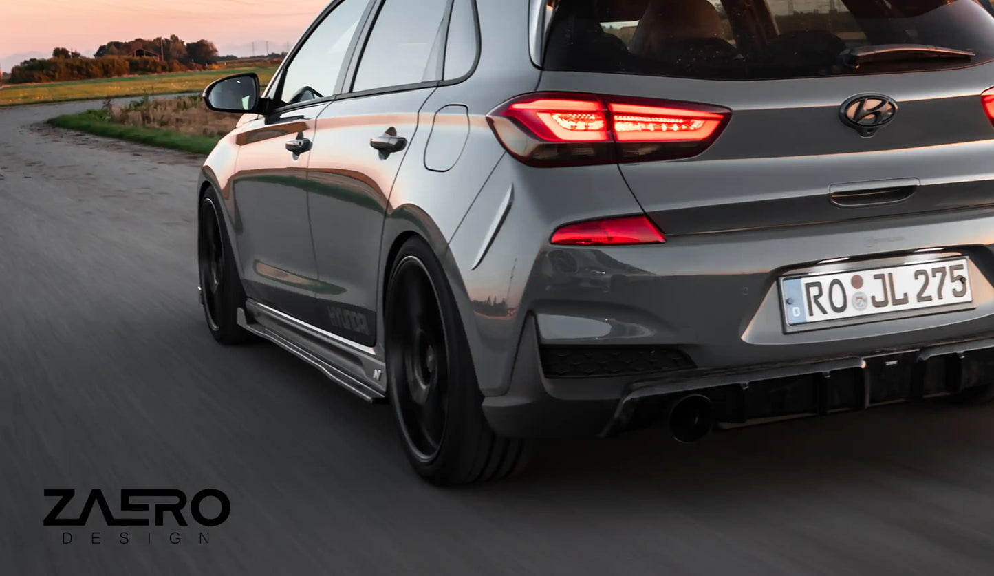 ZAERO DESIGN Progi boczne i30N Pre-Facelift