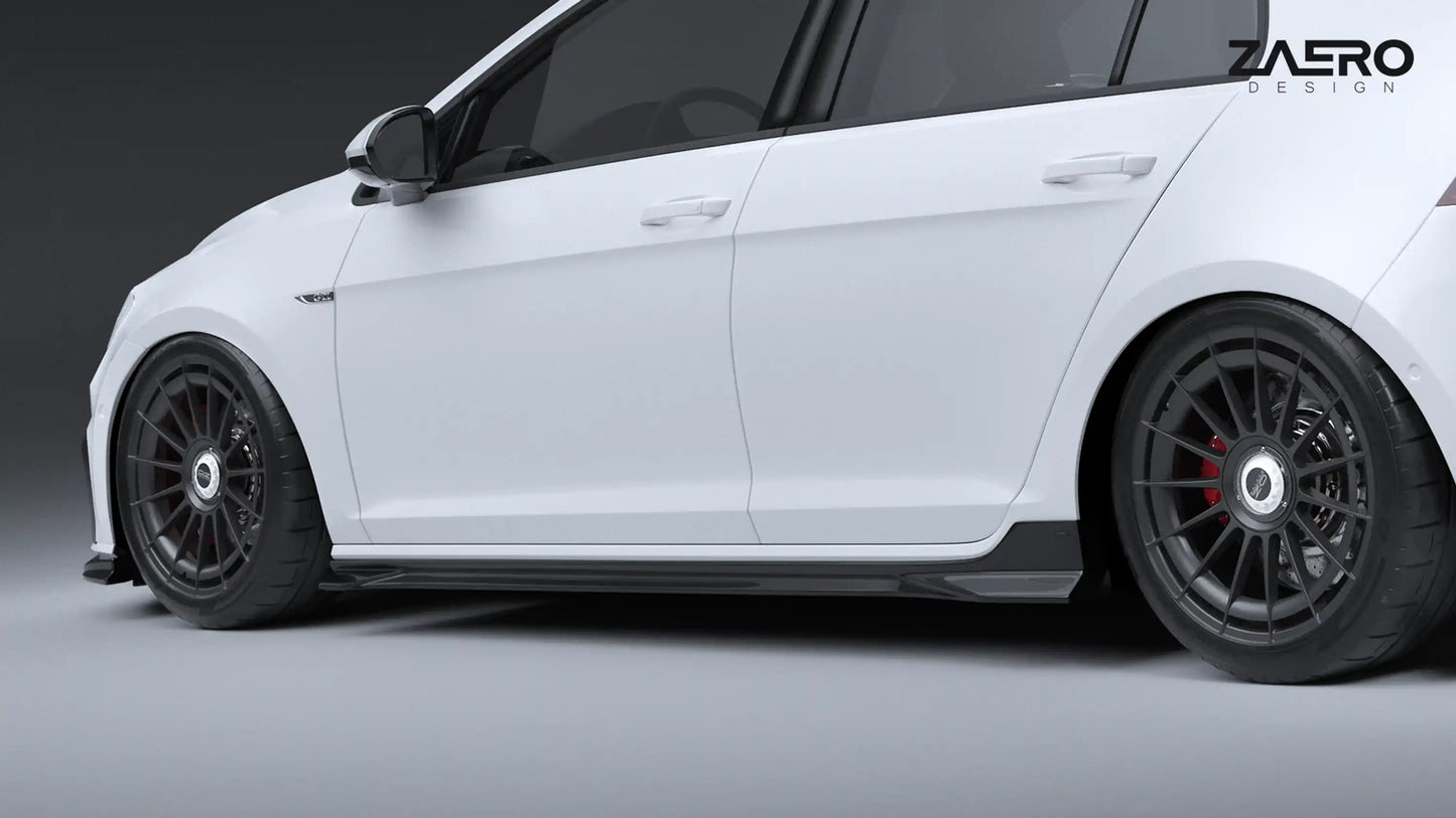 ZAERO DESIGN Progi boczne VW Golf 7 GTI/GTD