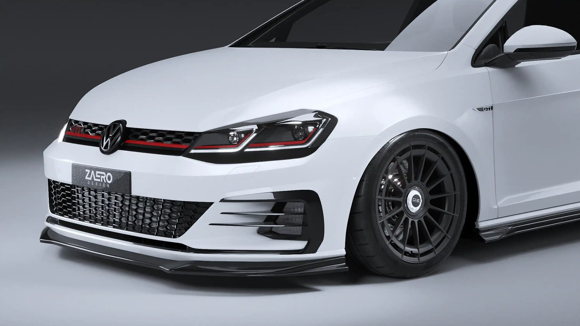 ZAERO DESIGN Splitter przedni VW Golf 7 GTI/GTD