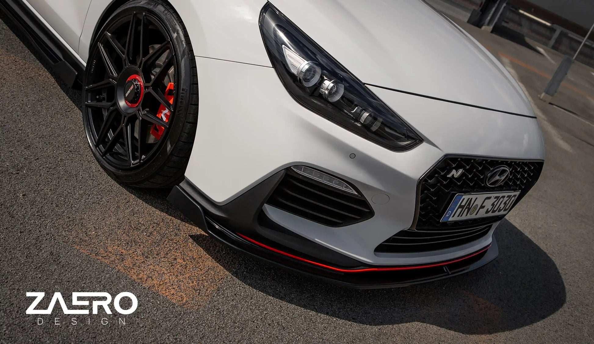 ZAERO DESIGN Splitter przedni i30N Pre-Facelift