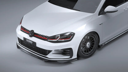 ZAERO DESIGN Splitter przedni VW Golf 7 GTI/GTD