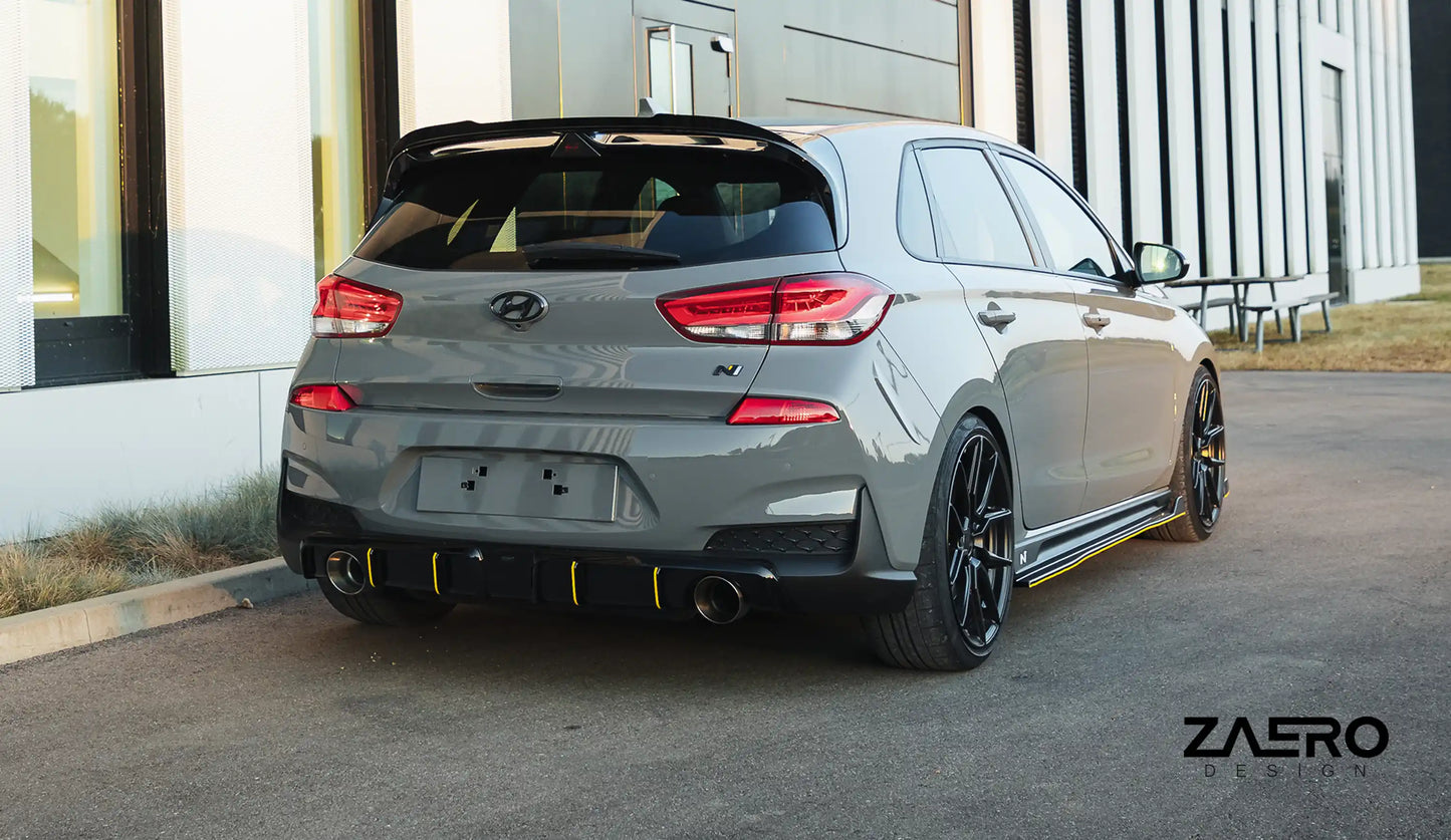 ZAERO DESIGN Spoiler tylny i30N Pre-Facelift