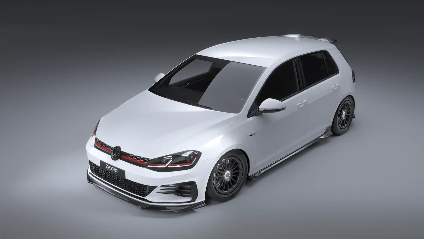 ZAERO DESIGN Splitter przedni VW Golf 7 GTI/GTD
