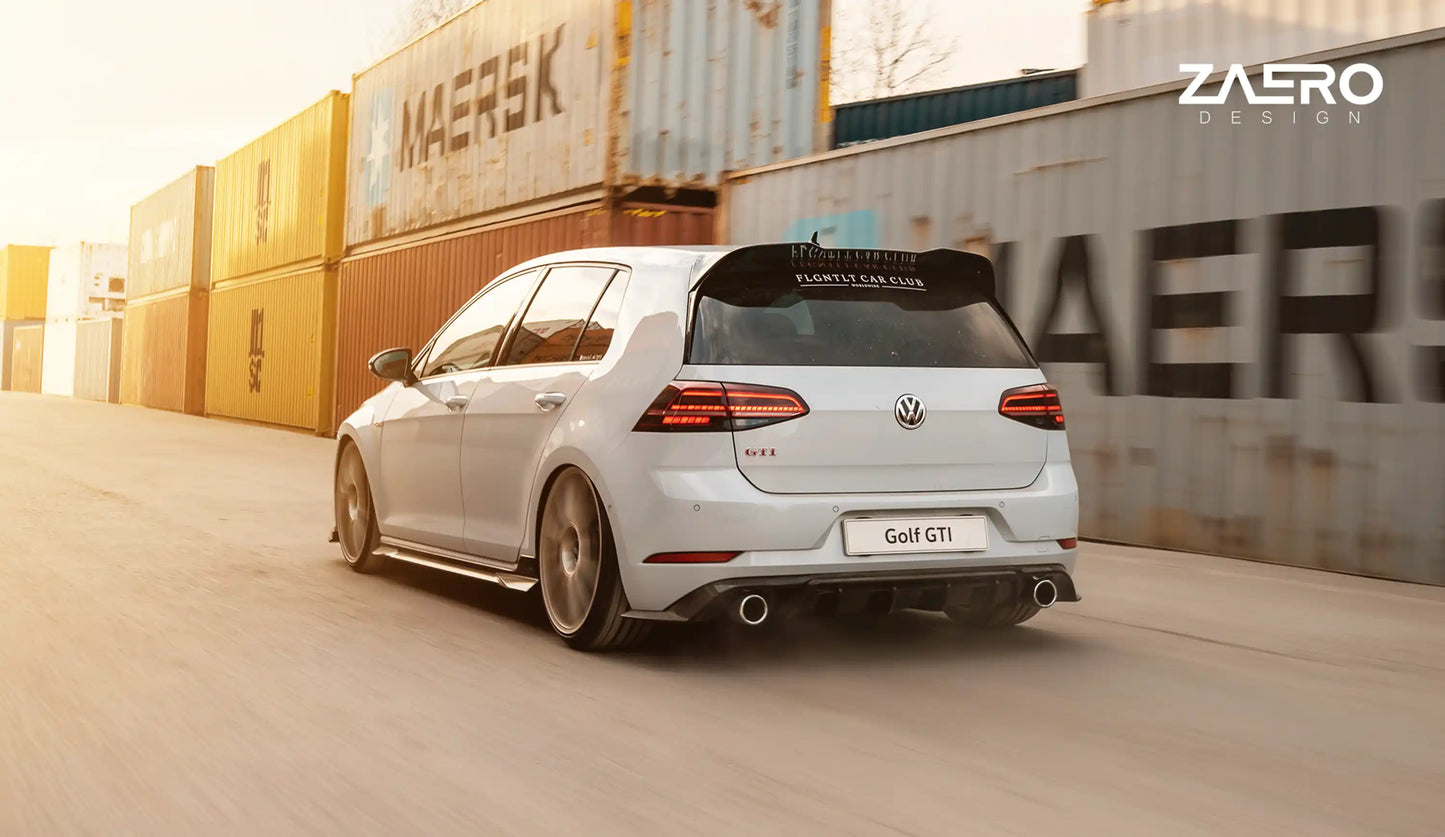 ZAERO DESIGN Dyfuzor tylny VW Golf 7 GTI/GTD