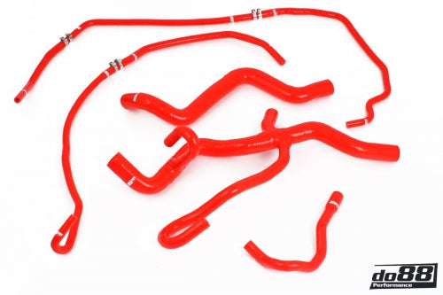 Zestaw węży silikonowych do88 Volvo C30 (2004-2013) Czerwony do88-kit172R