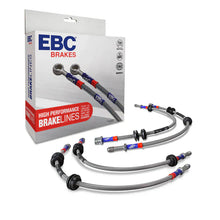 EBC Brakes BLA przewody hamulcowe w stalowym oplocie do BMW M3 (E46) BLA1012-4L