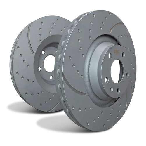 EBC Brakes GD tylne tarcze hamulcowe 345mm do BMW (M135I/M140I/M235I/M240I/F20/F21/F22/F23) GD2068R