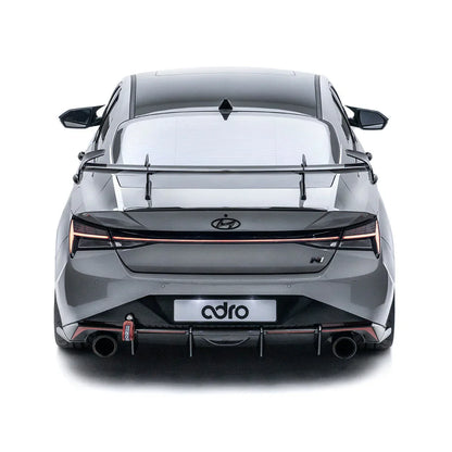 Hyundai Elantra N – tylne skrzydło swan neck AT-R1 carbon ADRO