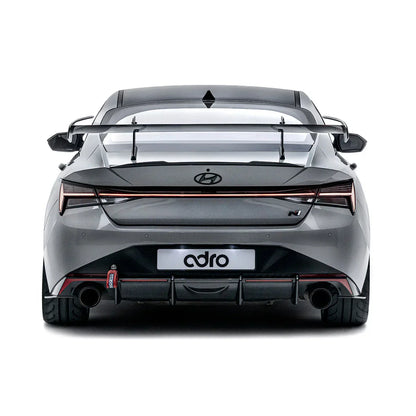 Hyundai Elantra N – tylne skrzydło swan neck AT-R1 carbon ADRO