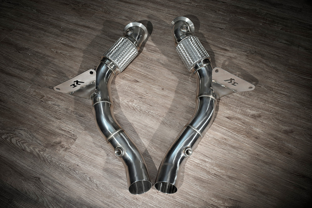 Downpipe with sports catalytic converter Ferrari 488 GTB | 2015-2020