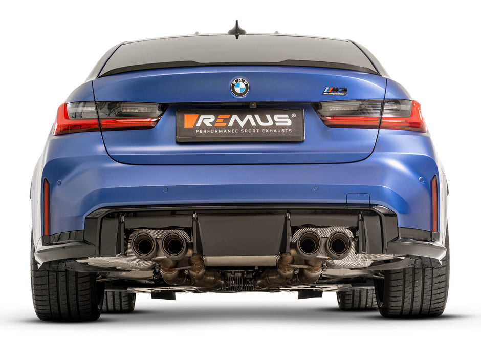 Wydech Remus RACING Secondary-Cat-Back-System BMW M3 G80/G81 & M4 G82/G83 Competition