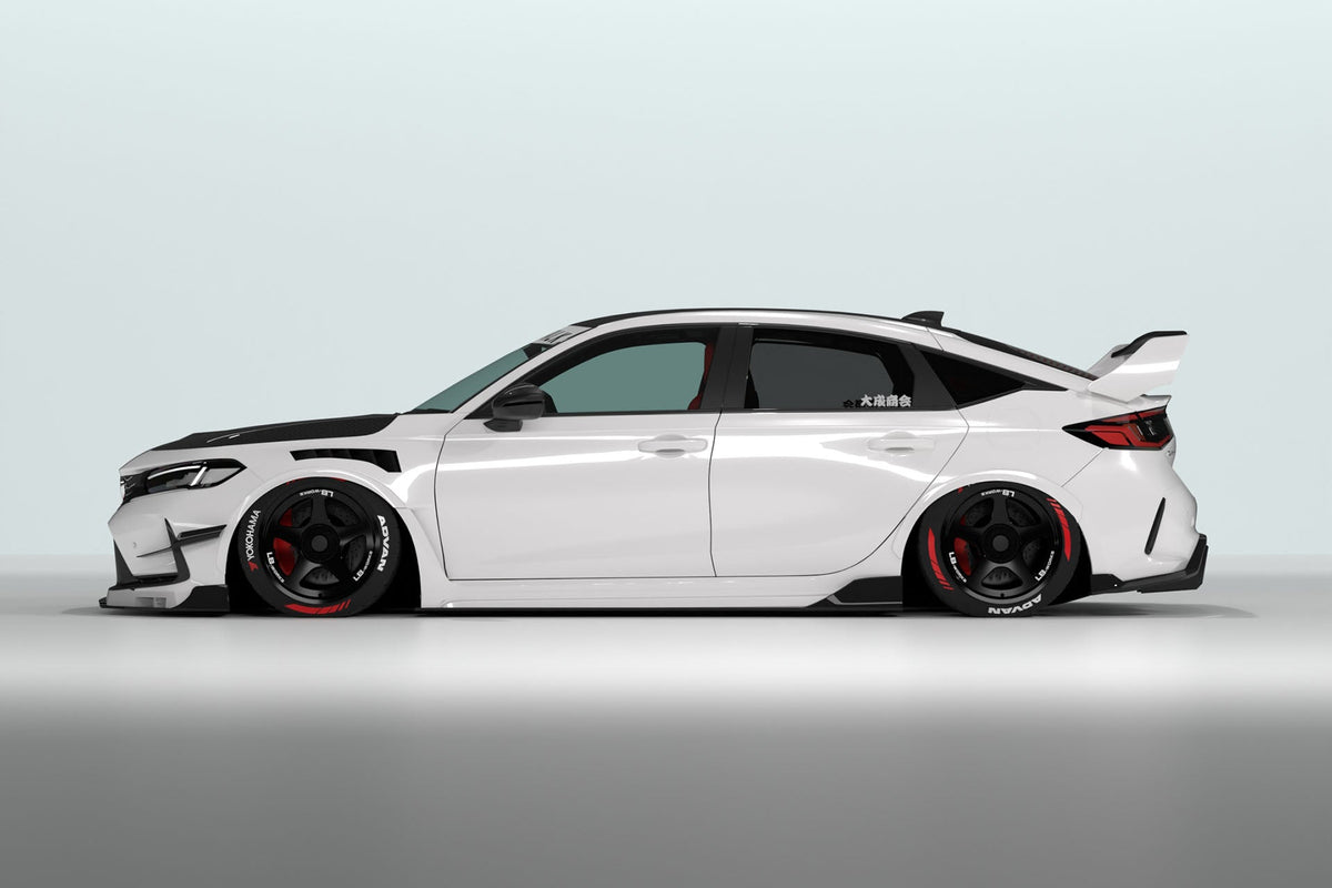 Honda Civic Type R FL5 – bodykit LB-Stance FRP + carbon Liberty Walk – zdjęcie 3