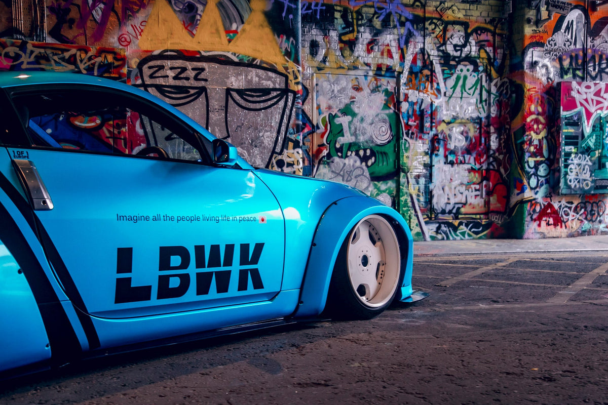 Nissan 350Z (Z33) – bodykit widebody LB-Nation konwersja na 370Z Liberty Walk – zdjęcie 4