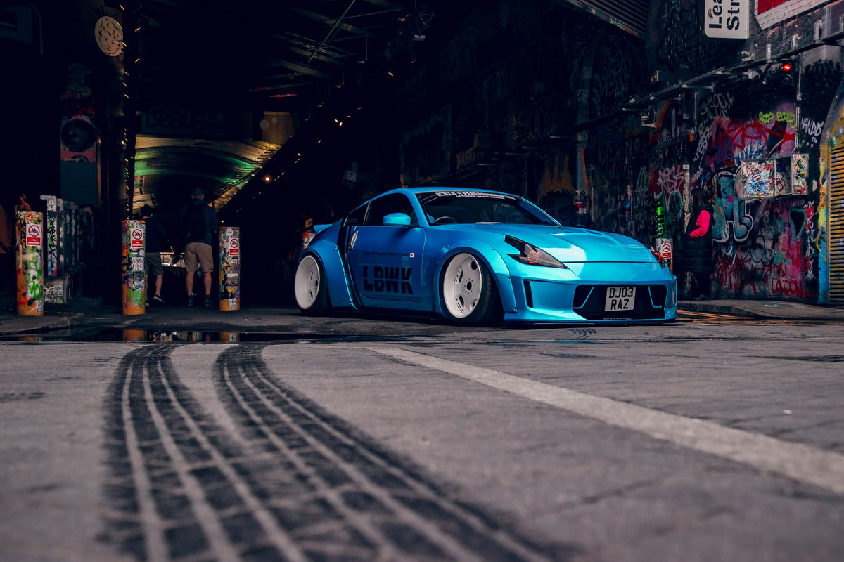 Nissan 350Z (Z33) – bodykit widebody LB-Nation konwersja na 370Z Liberty Walk – zdjęcie 3