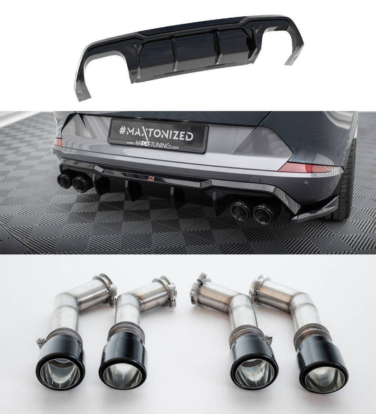Dokładka Tylna V.3 + Wydech Cupra Formentor VZ Mk1 Maxton