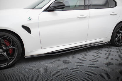 Dokładki Progów Alfa Romeo Giulia Quadrifoglio Maxton