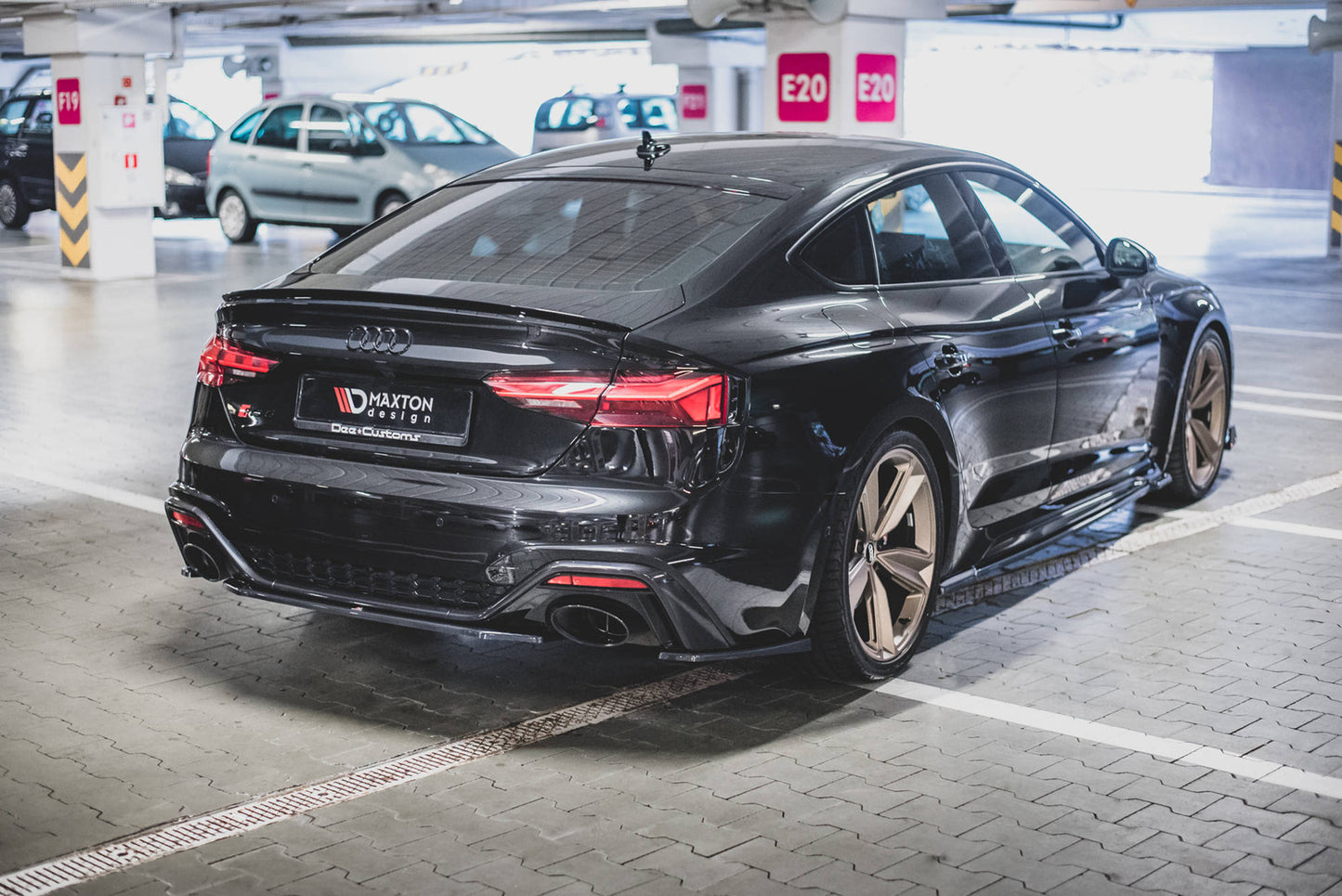 Dokładki Progów Audi RS5 Sportback F5 Facelift Maxton