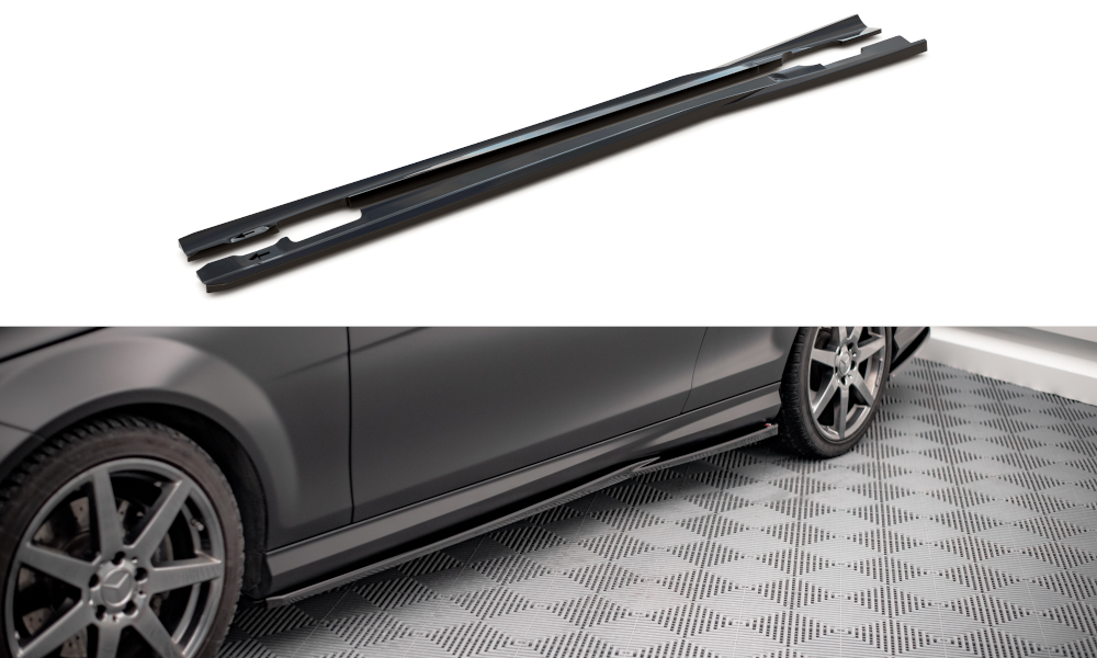 Dokładki Progów Mercedes C W204 AMG-Line Maxton Design