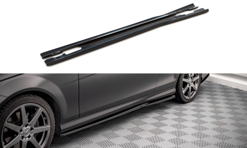 Dokładki Progów Mercedes C W204 AMG-Line Maxton Design