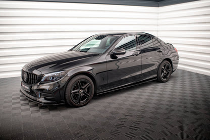 Dokładki Progów Mercedes C43 AMG W205 Facelift Maxton