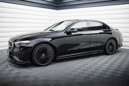 Dokładki Progów Mercedes-Benz E W214 AMG-Line Maxton