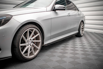 Dokładki Progów Mercedes W212 E63 AMG Maxton Design