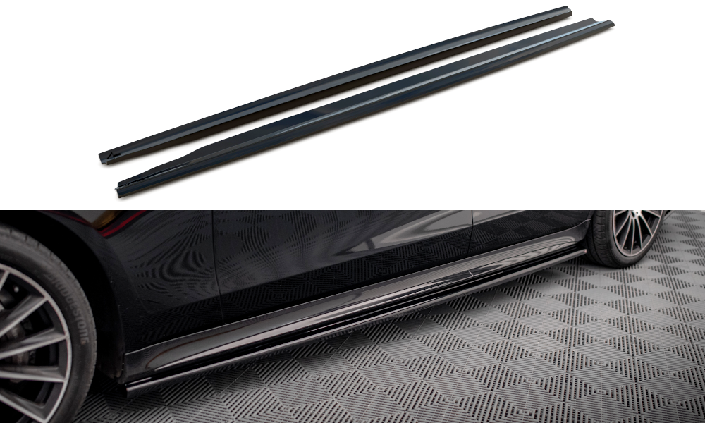 Dokładki Progów Mercedes S Long V223 AMG-Line Maxton