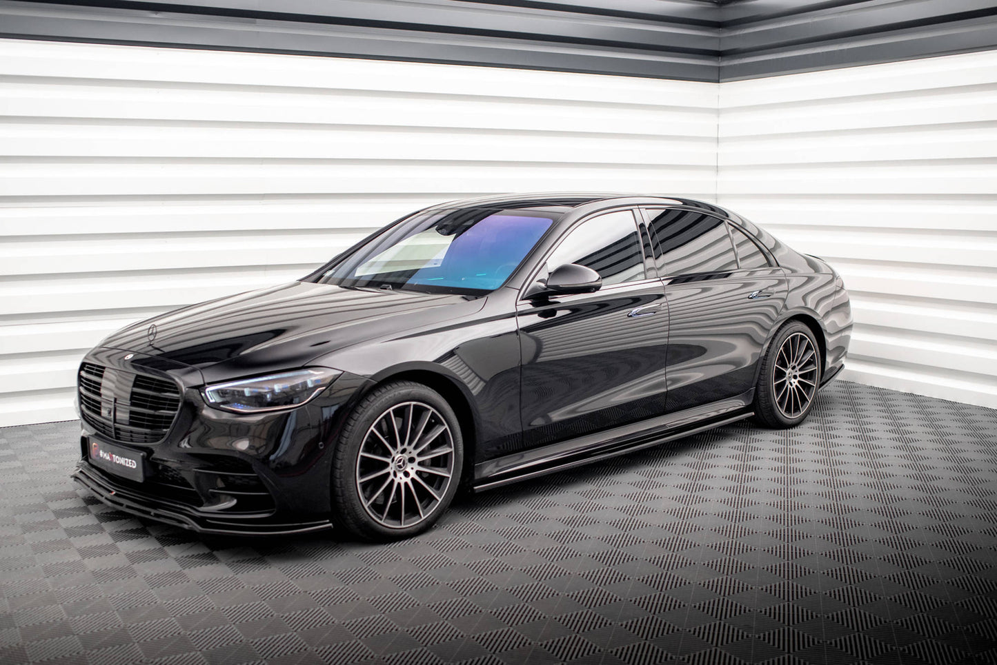 Dokładki Progów Mercedes S Long V223 AMG-Line Maxton
