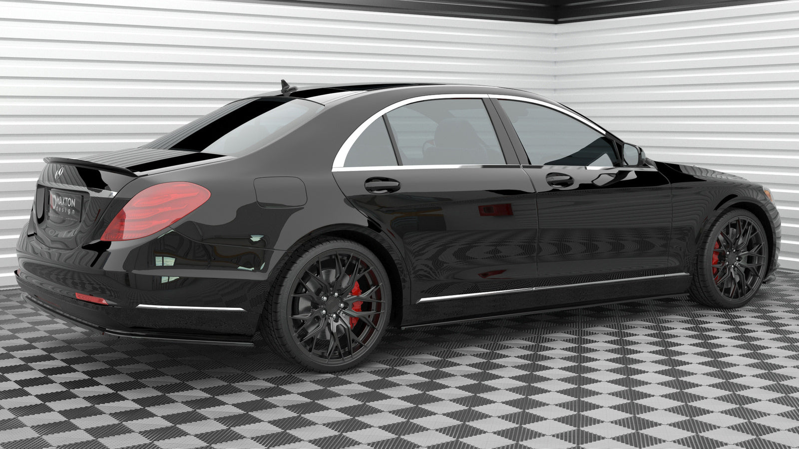 Dokładki Progów Maxton Mercedes S Long W222 (2013-2017)