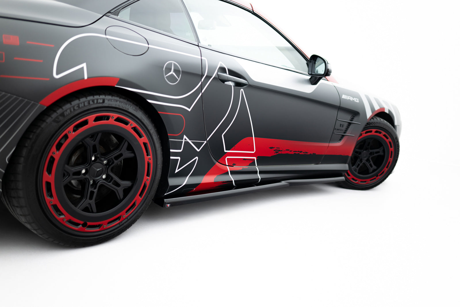 Dokładki Progów Mercedes SL 63 AMG R231 Maxton Design