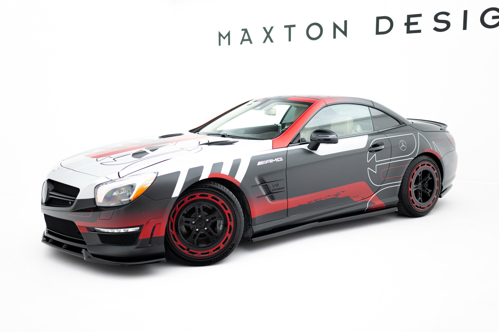 Dokładki Progów Mercedes SL 63 AMG R231 Maxton Design