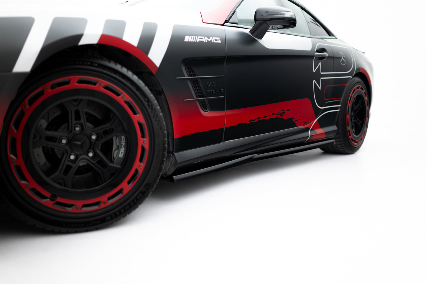 Dokładki Progów Mercedes SL 63 AMG R231 Maxton Design