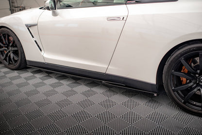 Dokładki Progów Nissan GTR R35 Facelift Maxton Design