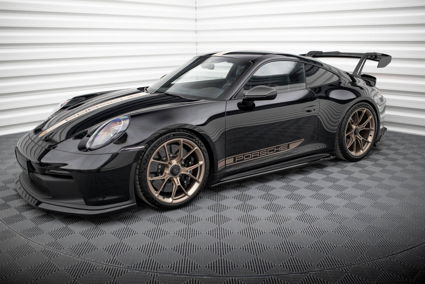 Dokładki Progów Maxton Porsche 911 992 GT3