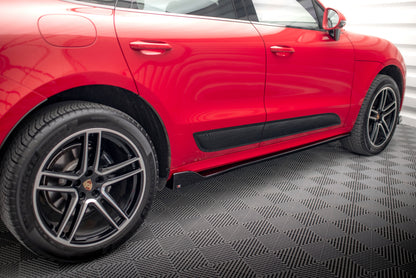 Dokładki Progów Maxton Design Porsche Macan Mk1 Facelift