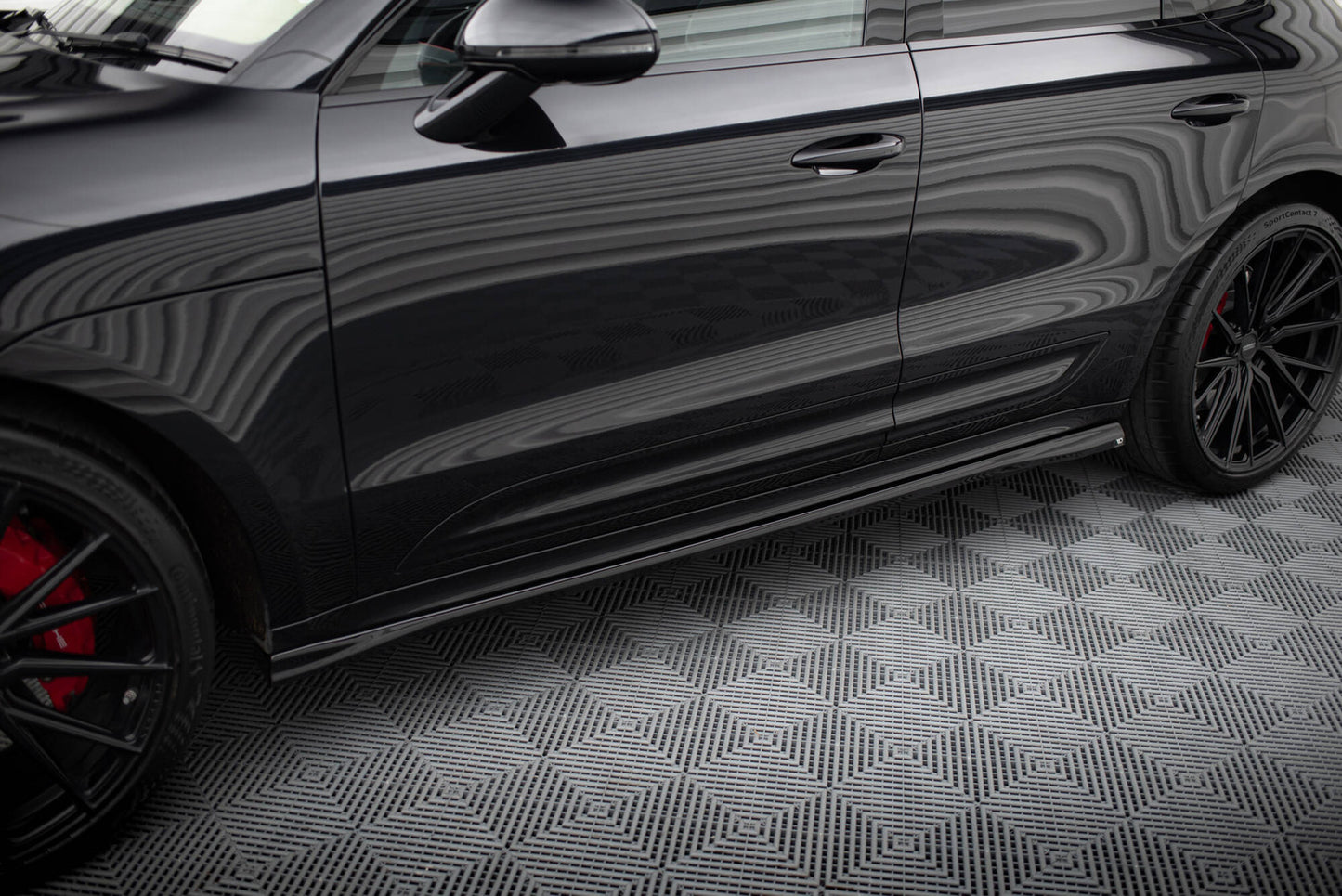 Dokładki Progów Porsche Macan T/GTS Mk1 Facelift 2 Maxton
