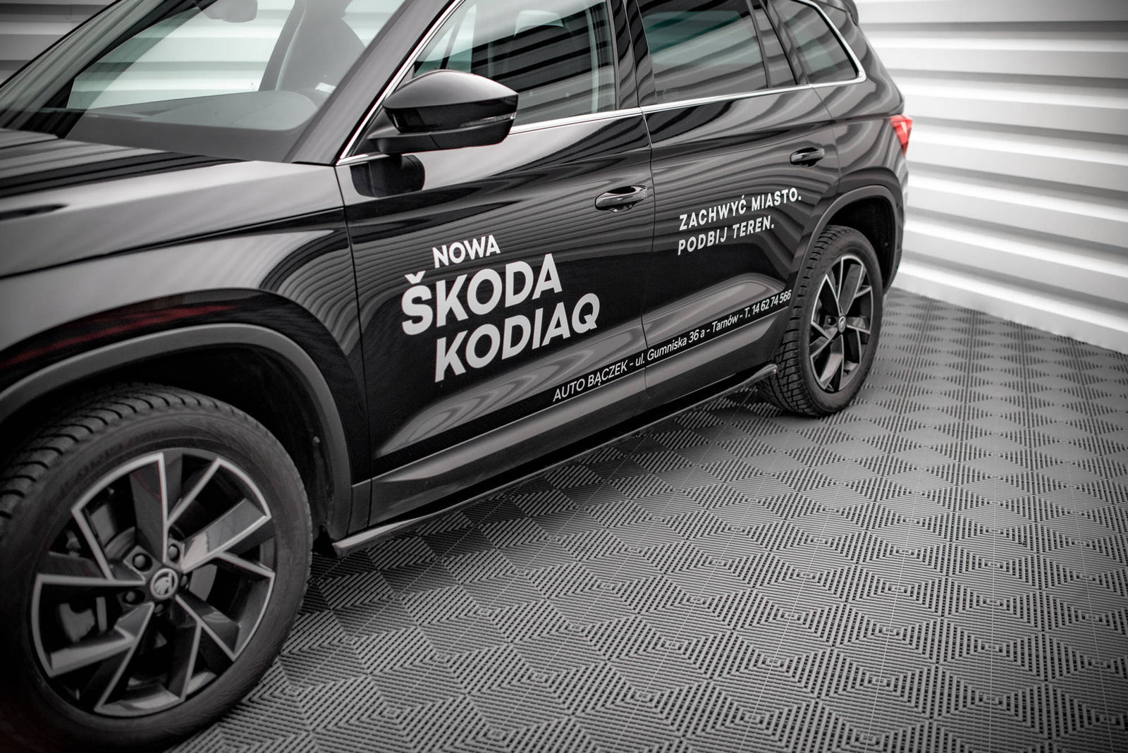 Dokładki Progów Skoda Kodiaq Mk1 Facelift Maxton Design
