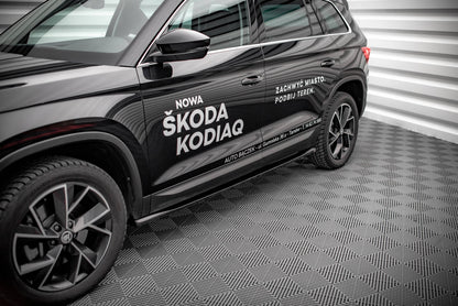 Dokładki Progów Skoda Kodiaq Mk1 Facelift Maxton Design